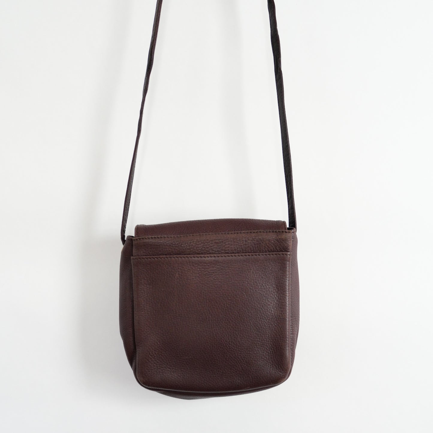Vintage Soft Brown Leather Crossbody by Libaire
