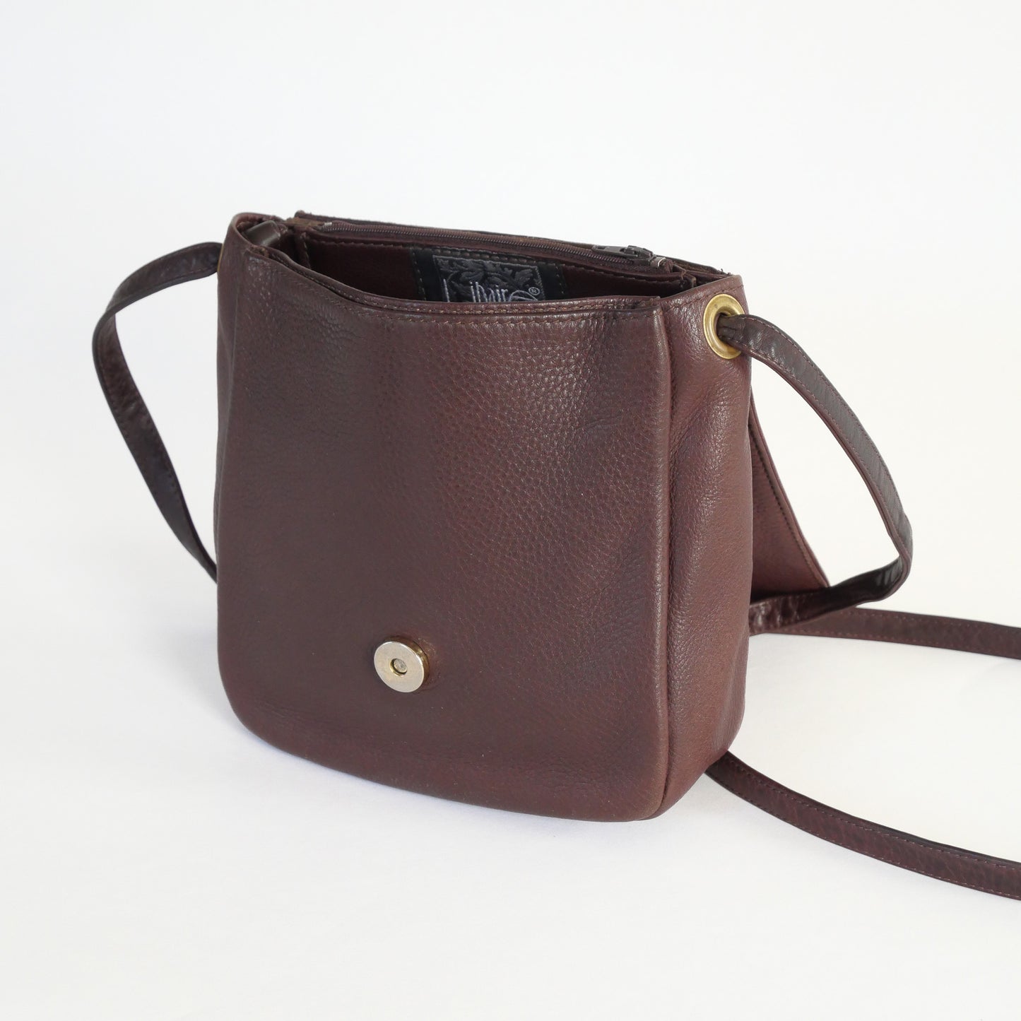 Vintage Soft Brown Leather Crossbody by Libaire