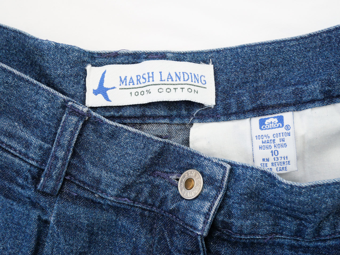 Vintage High-rise Denim Shorts, Size 10
