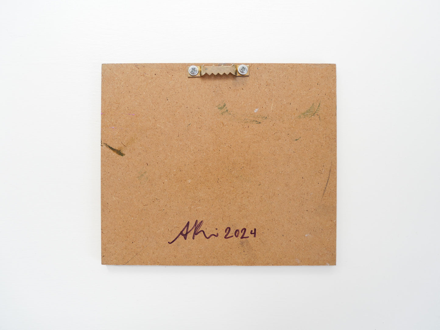 back of river view painting