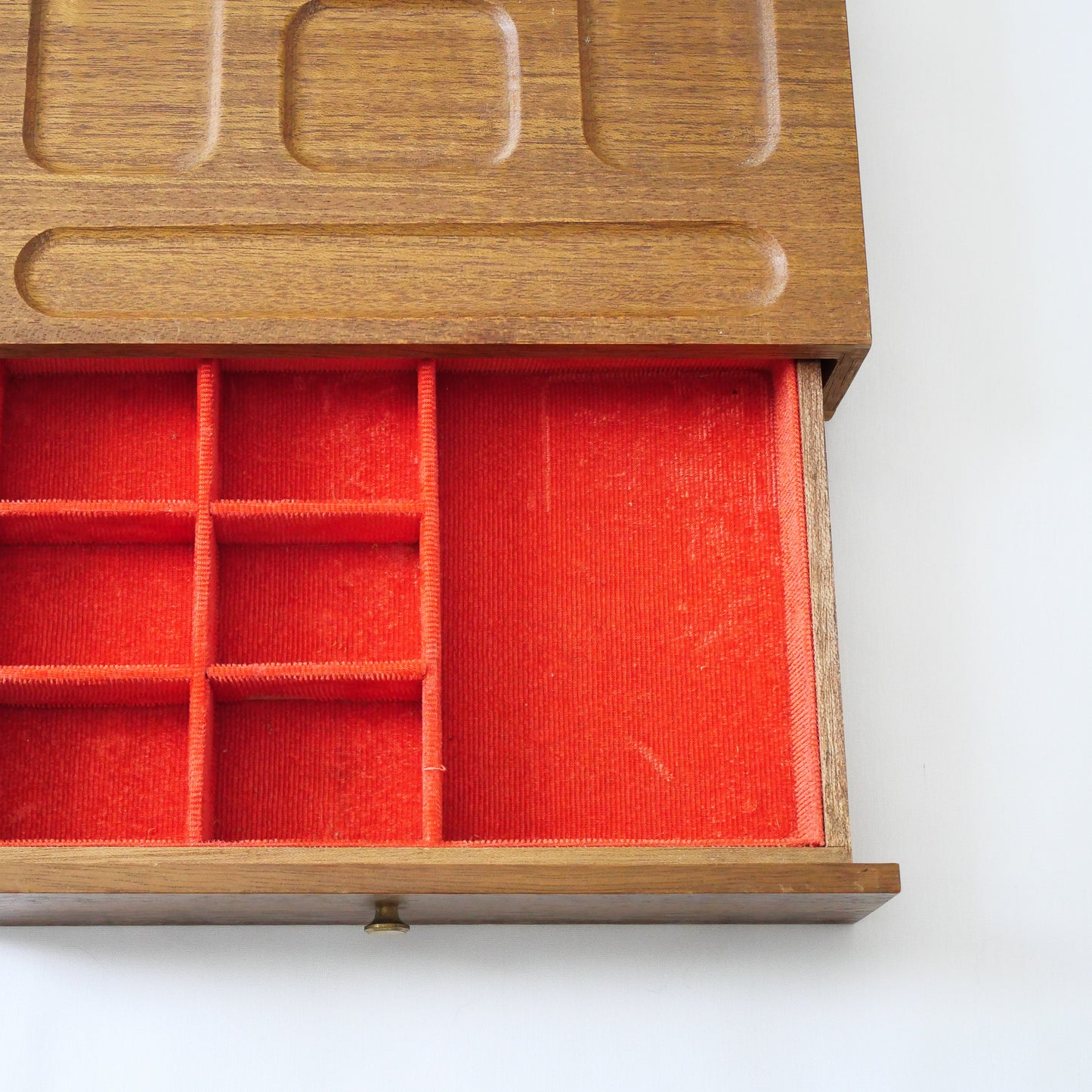 Wooden Mid-century Jewelry Box