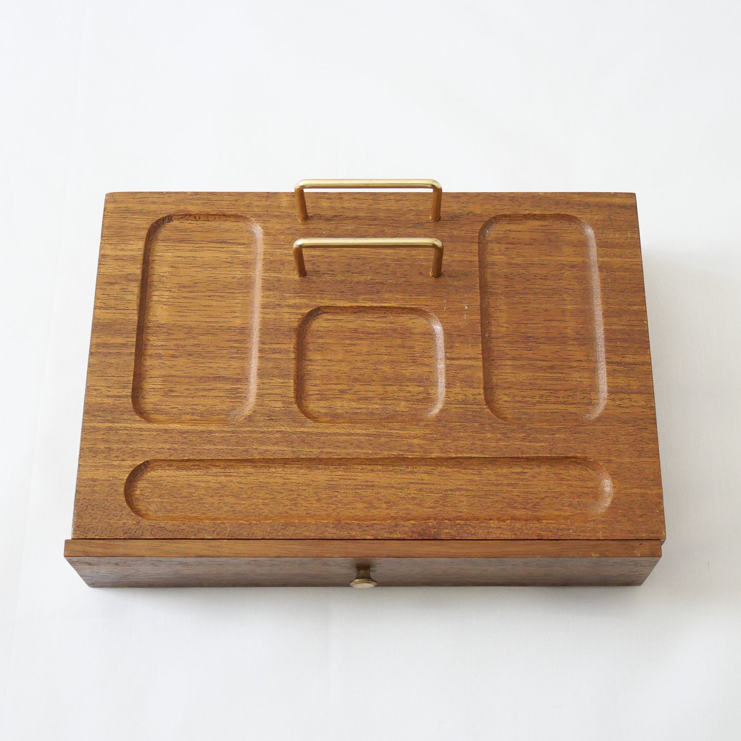 Wooden Mid-century Jewelry Box