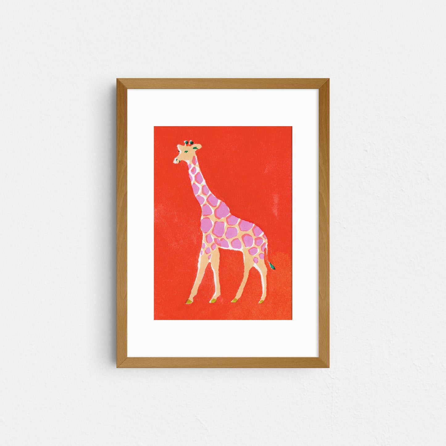 5 x 7 Giraffe Art Print