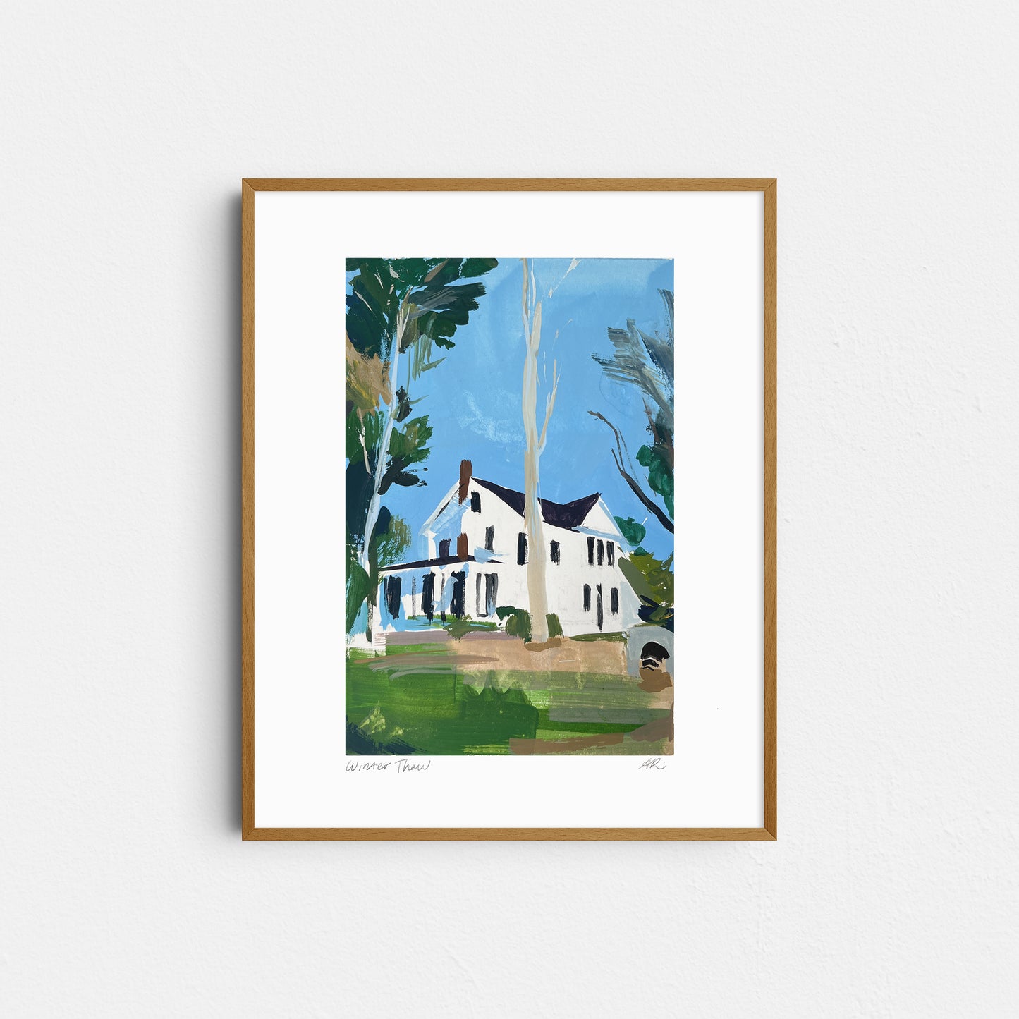 8 x 10 Winter Thaw Art Print