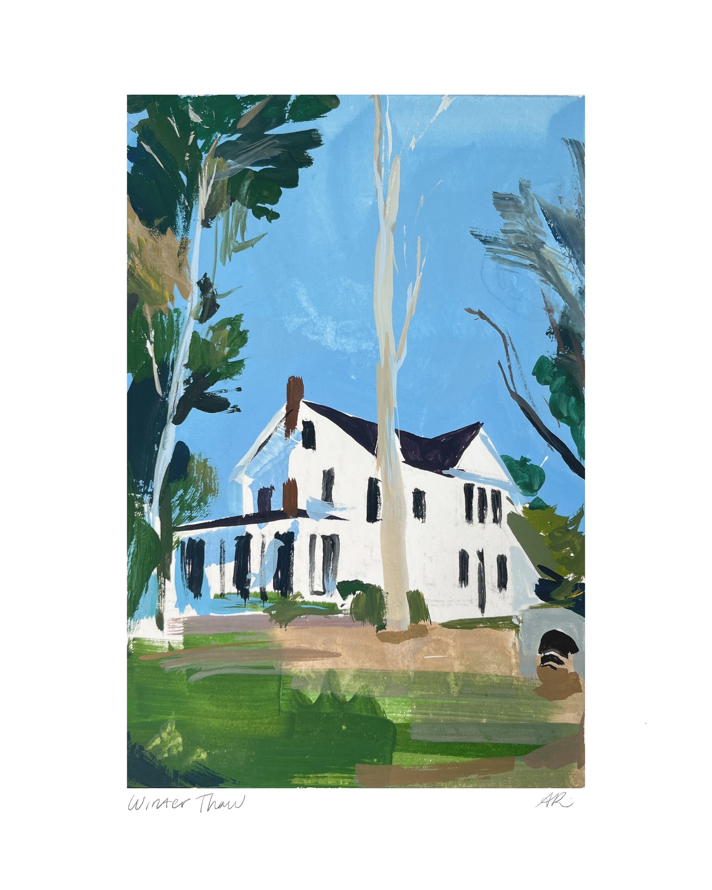 8 x 10 Winter Thaw Art Print