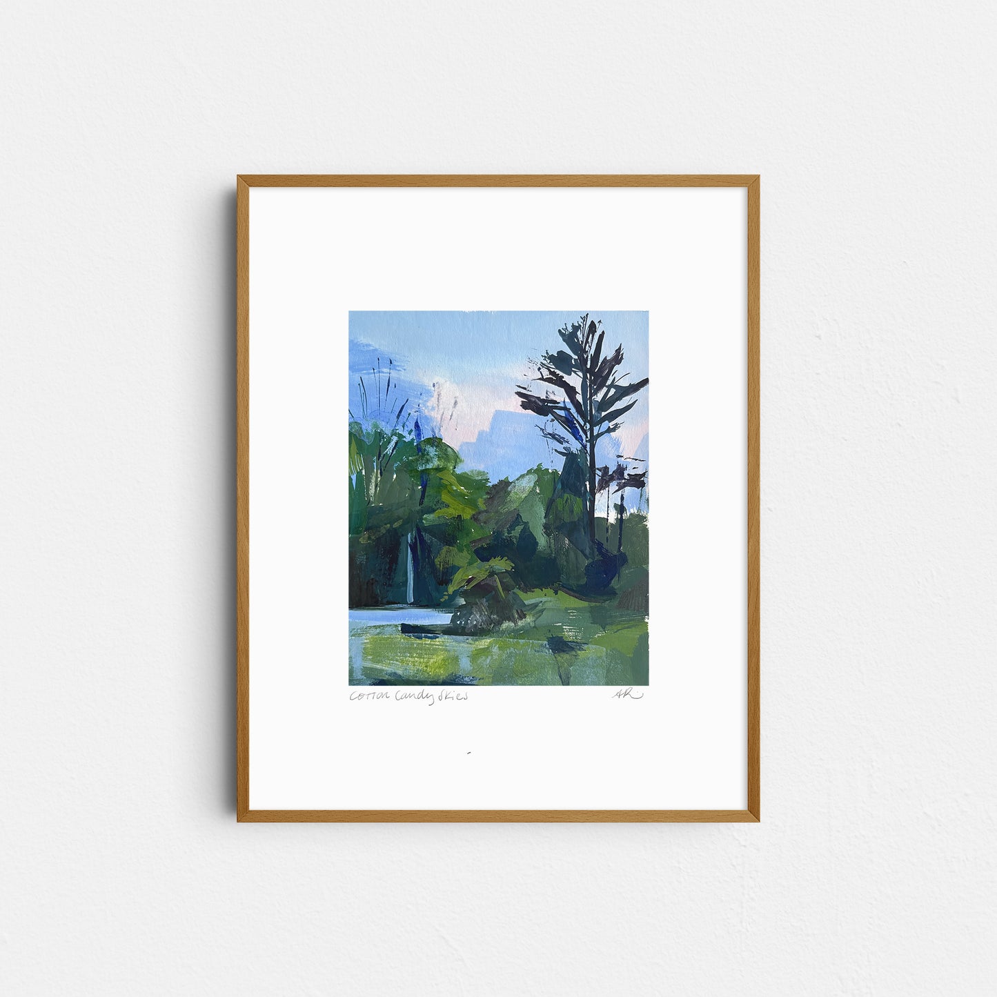 8 x 10 Cotton Candy Skies Art Print