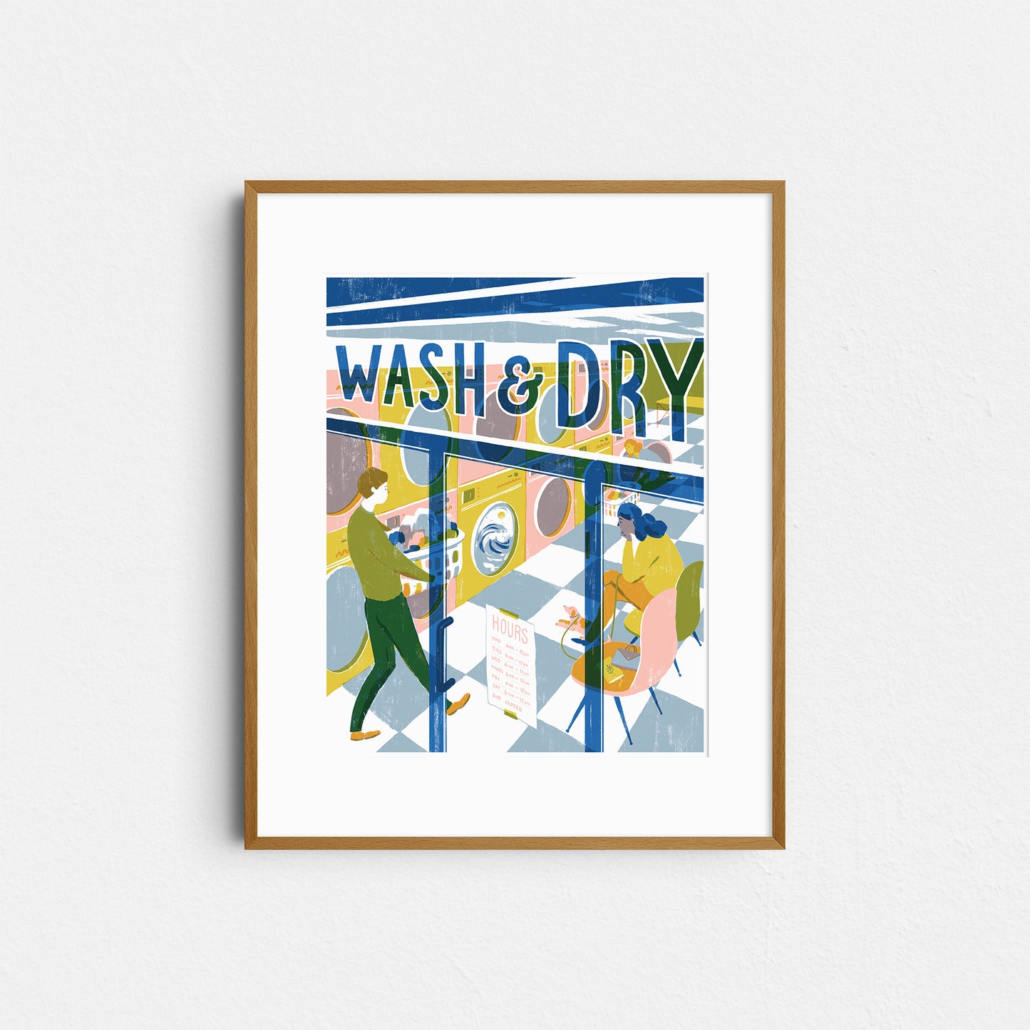 8 x 10 Wash & Dry Art Print