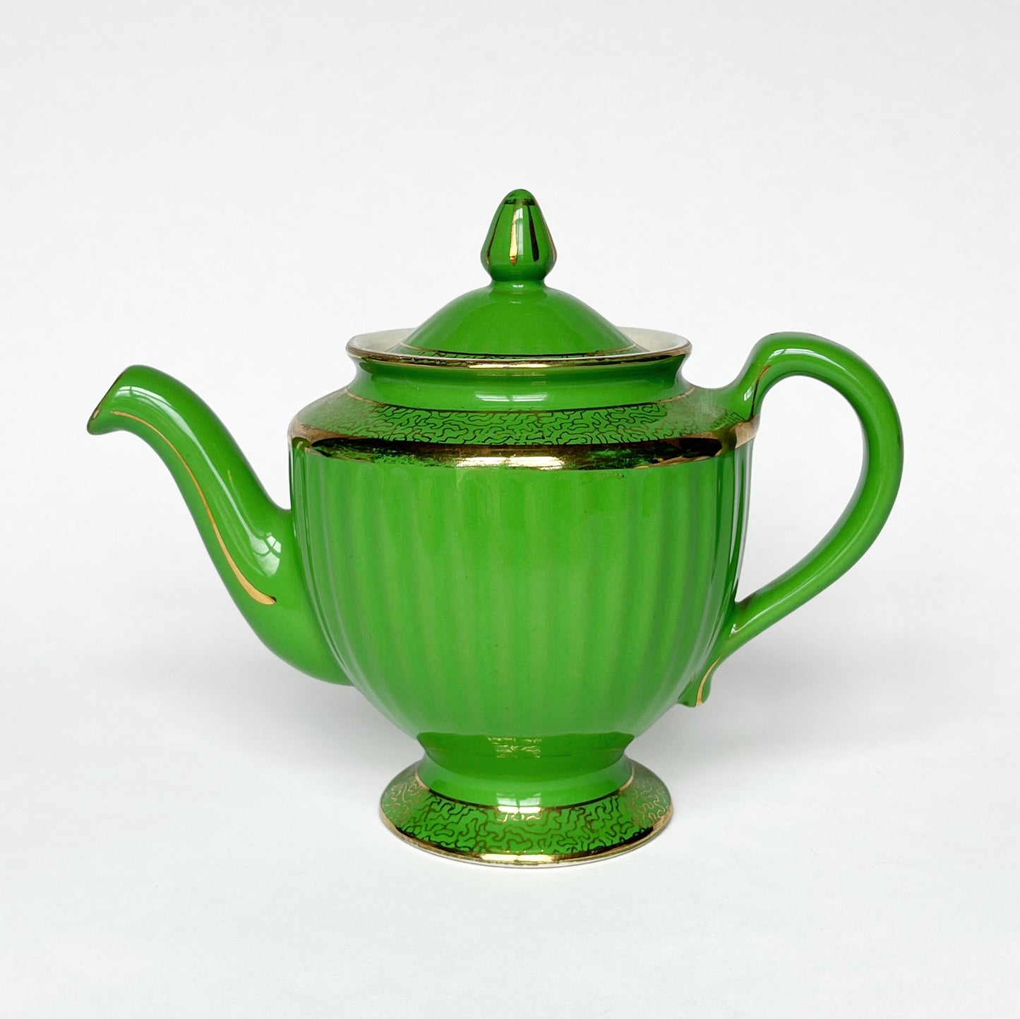 Vintage Green Teapot