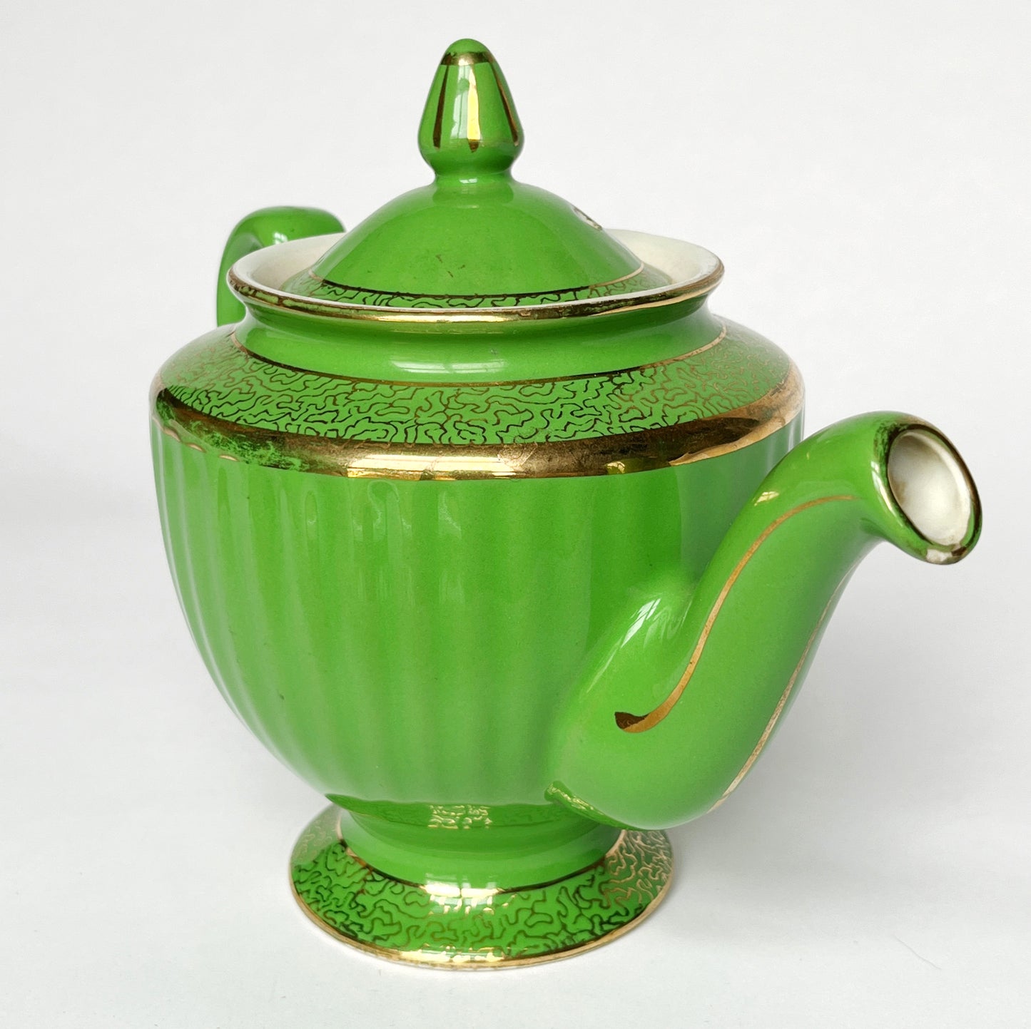 Vintage Green Teapot