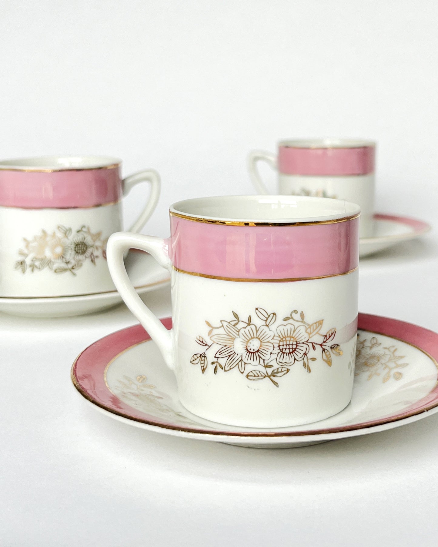 Vintage Espresso Cups, Set 6