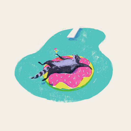 Relaxed Raccoon