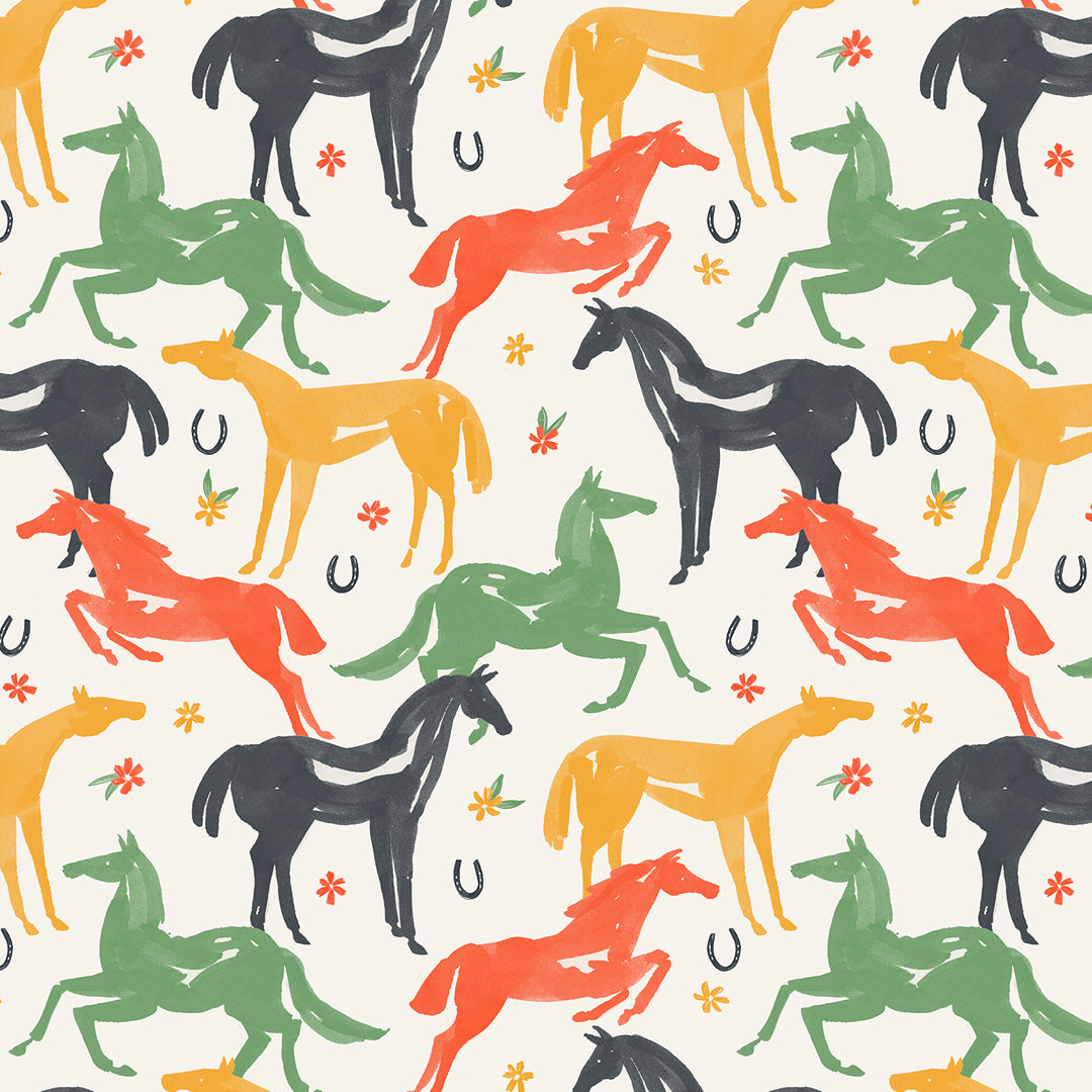 Lucky Horses Print