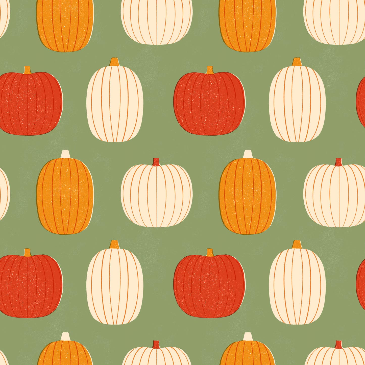 Pumpkin Print - Green