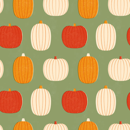 Pumpkin Print - Green
