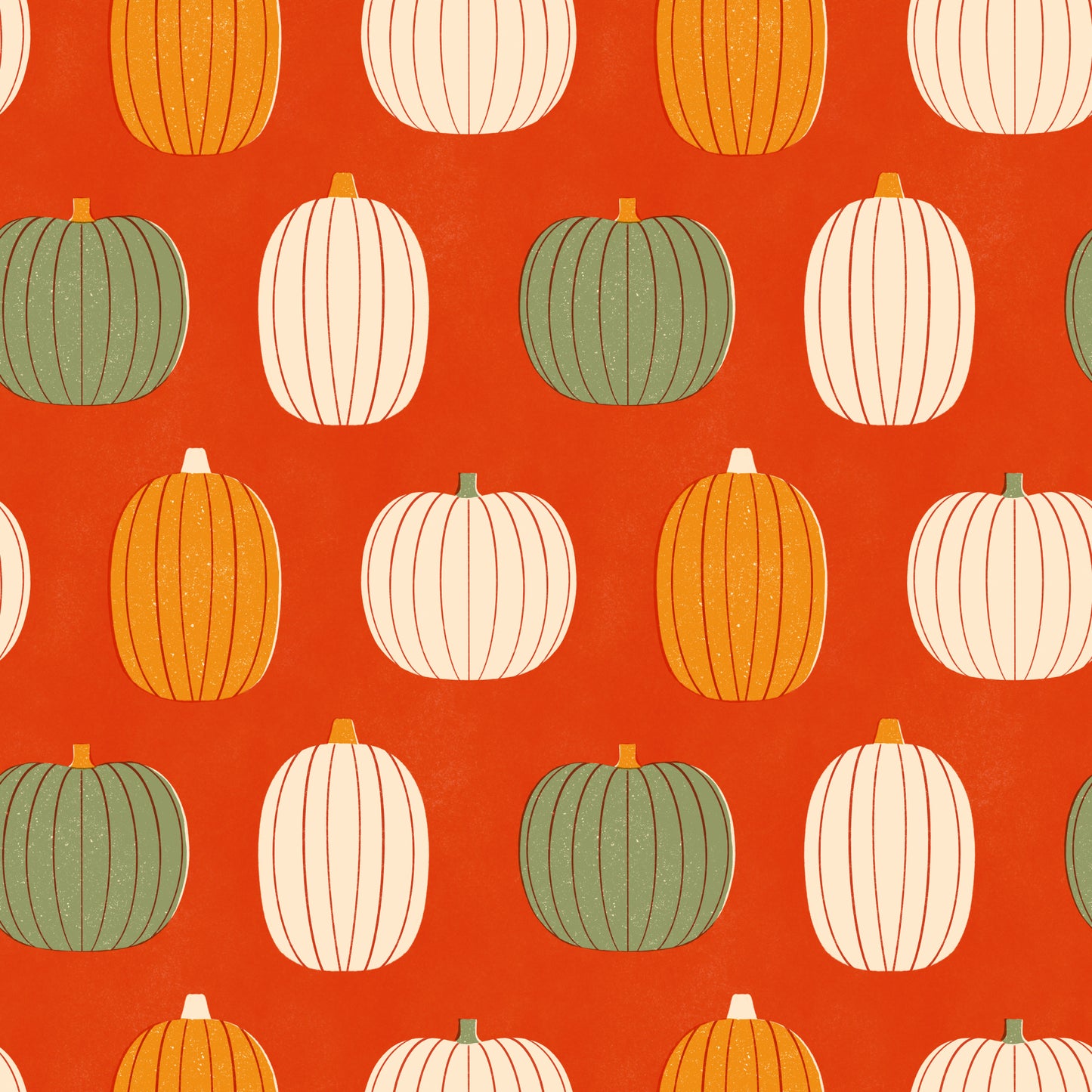 Pumpkin Print - Orange