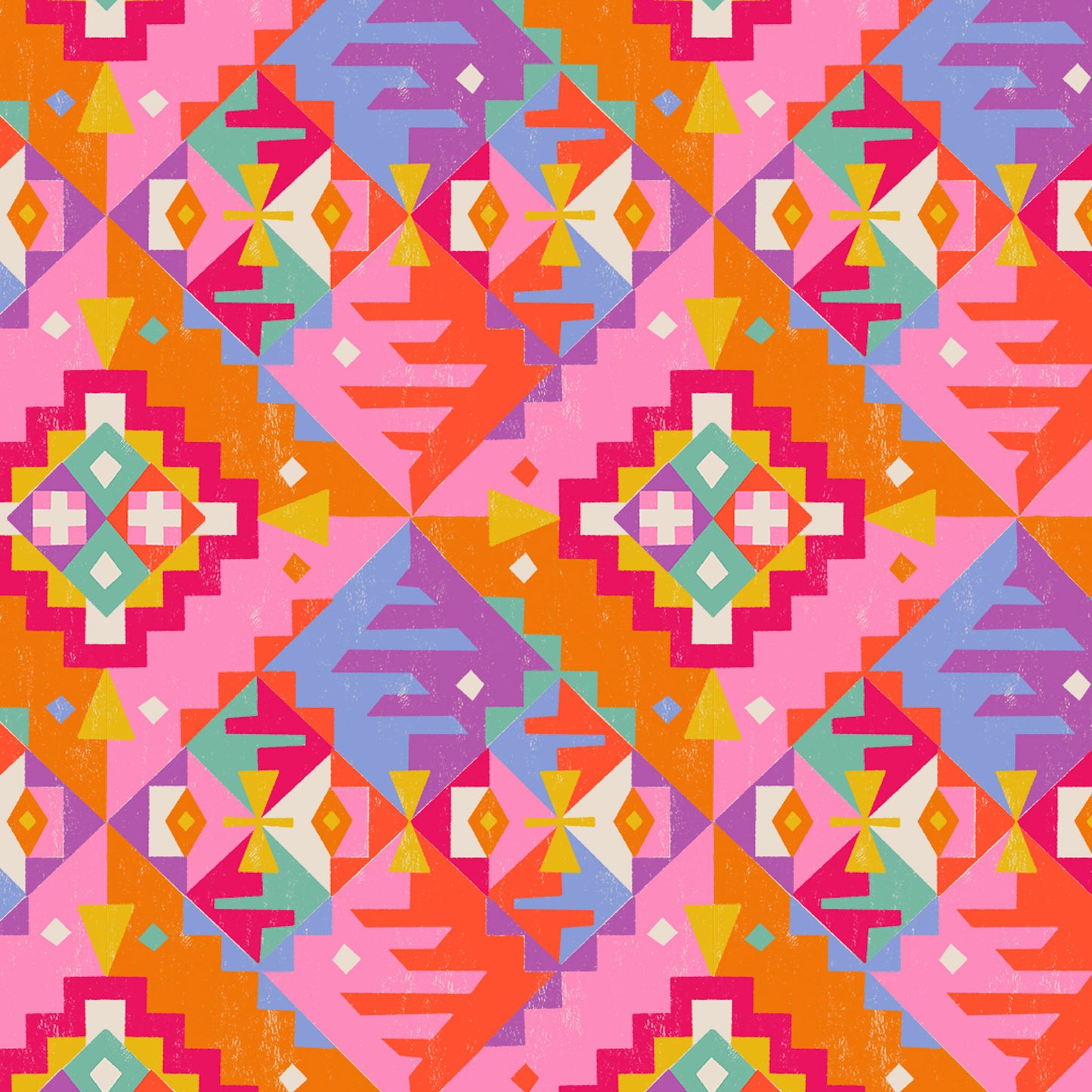 Rainbow Kilim Print