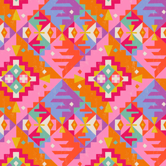 Rainbow Kilim Print
