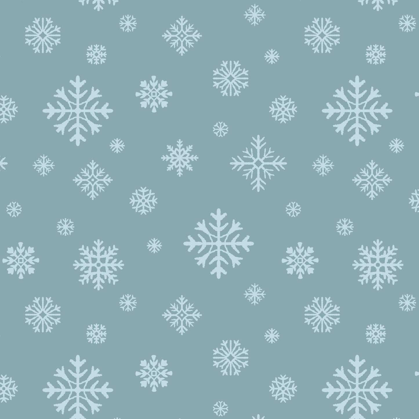 Snowflakes - Blue Grey