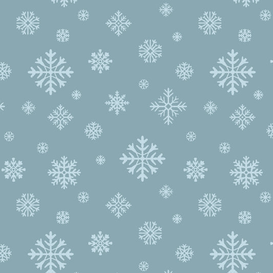 Snowflakes - Blue Grey